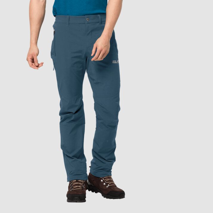 Pantalón Senderismo Jack Wolfskin Activate Sky Xt Hombre Grises Azules Mexico-1179324